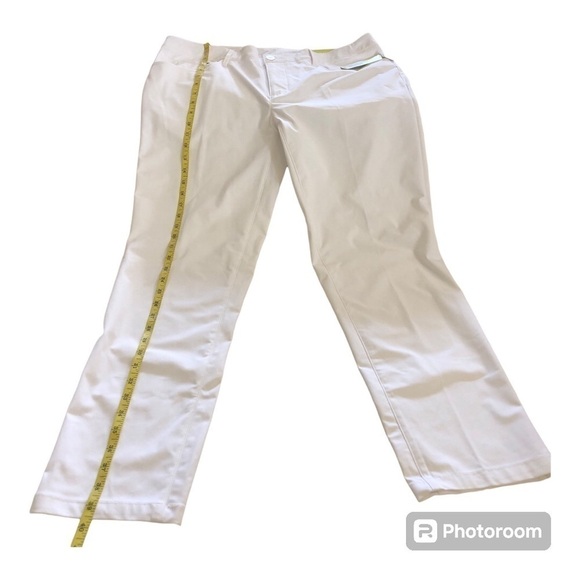 All in Motion Men's White Golf Slim Pants UPF 50 Size 38x30 - Picture 6 of 16